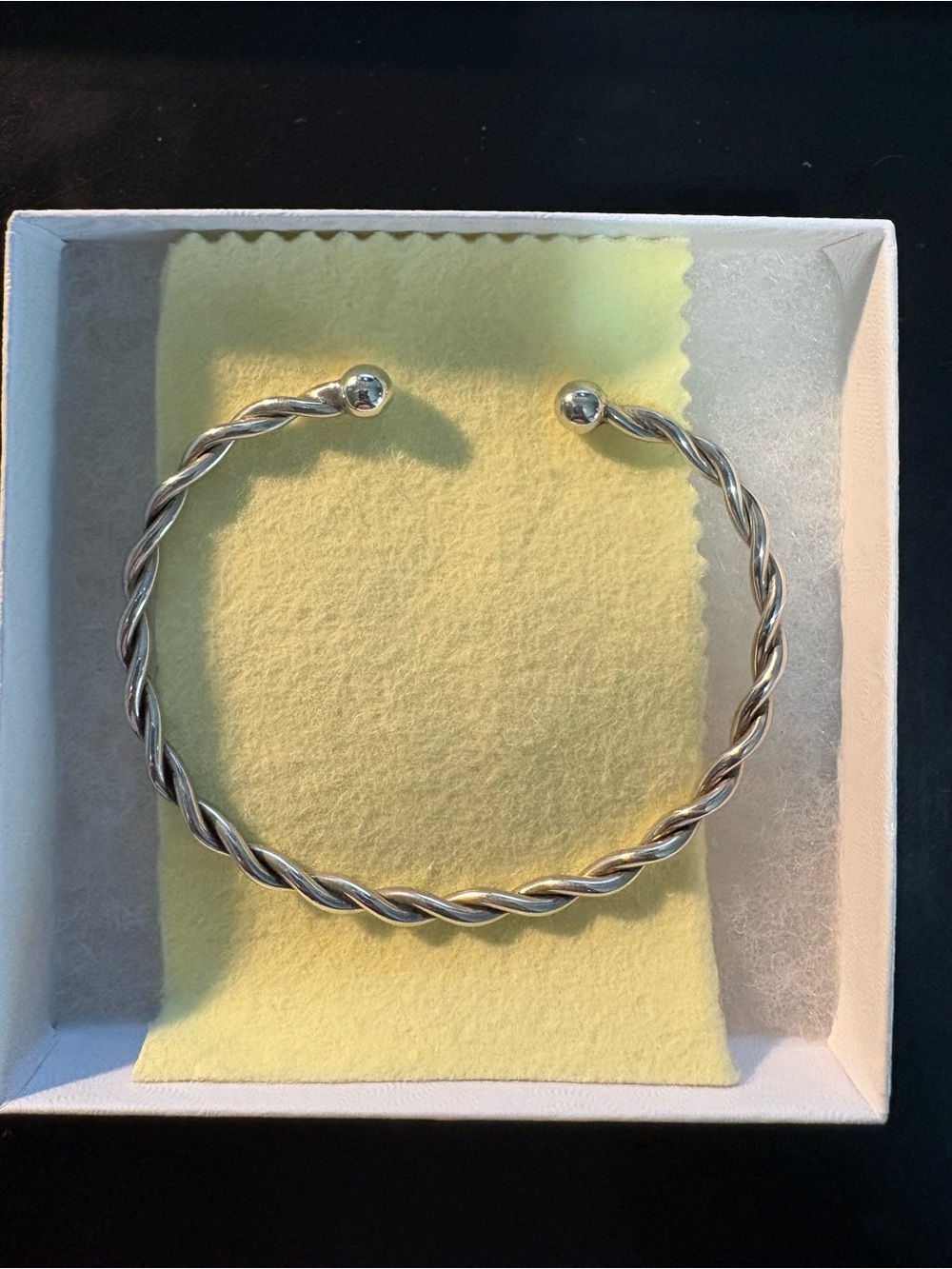 Silver-Tone Twisted Cuff Bracelet - Women Jewelry